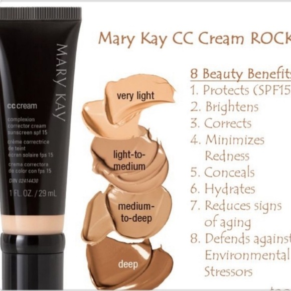 Mary Kay Cc cream  (tinted moisturizer) 1 color:  very deep) - Picture 2 of 5